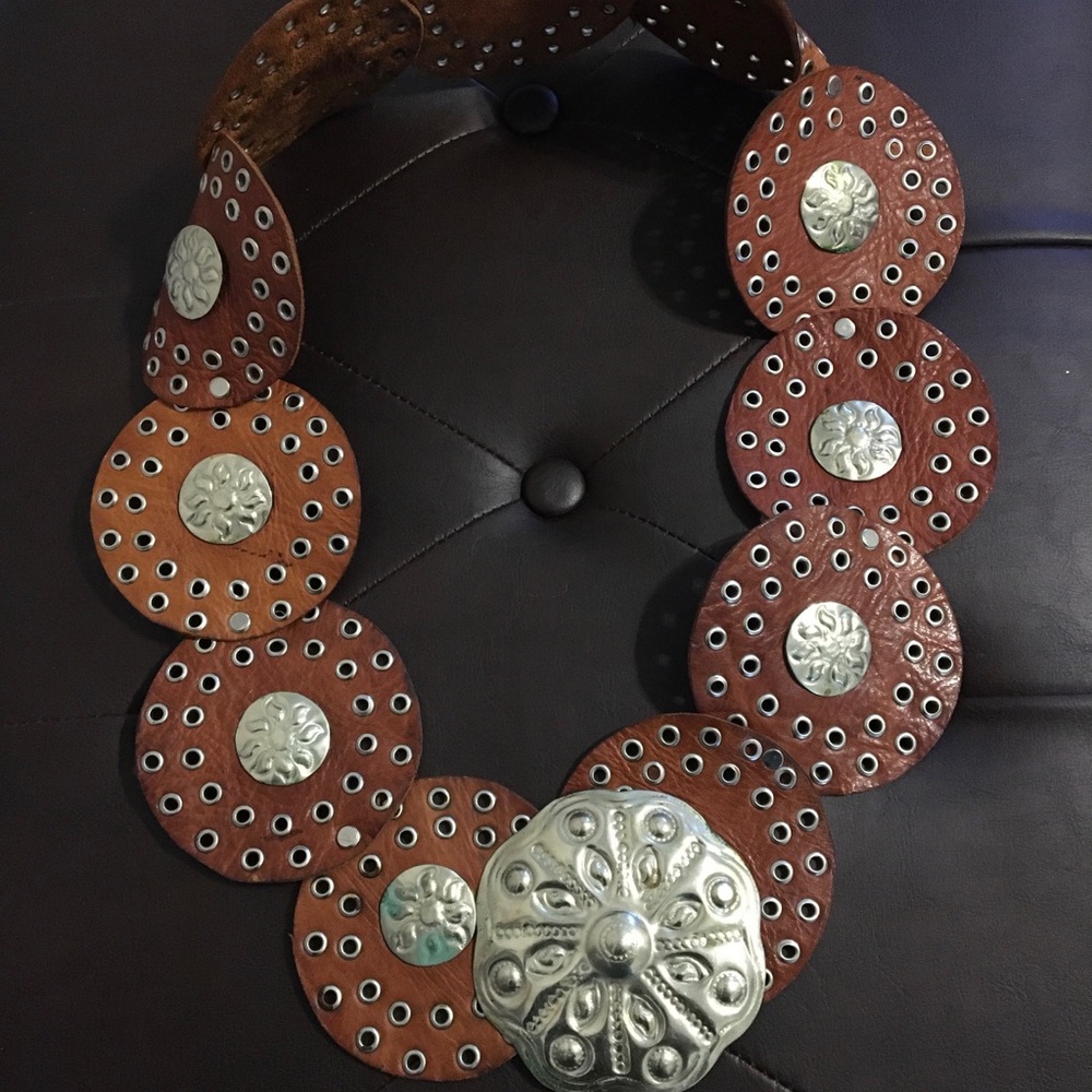 Vintage leather belt